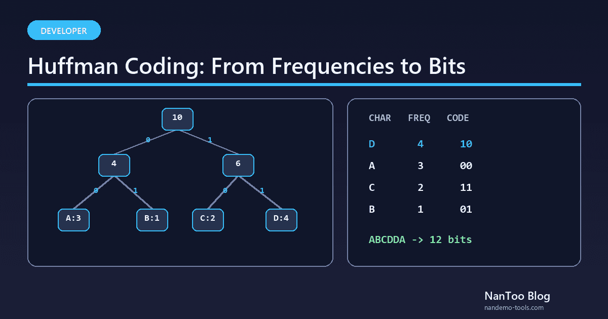Huffman Coding (1952): The Optimal Prefix Code Born from an MIT Assignment