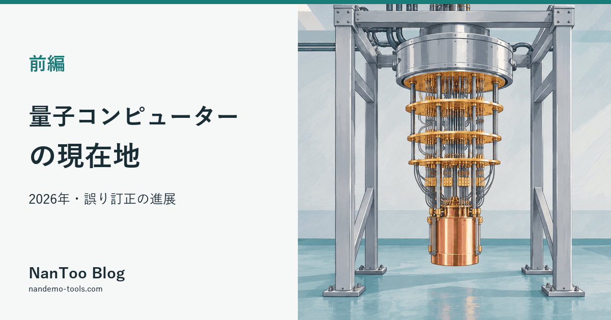 量子コンピューターは今どこまで実用化した?2026年の最新動向と誤り訂正の現在地【前編】